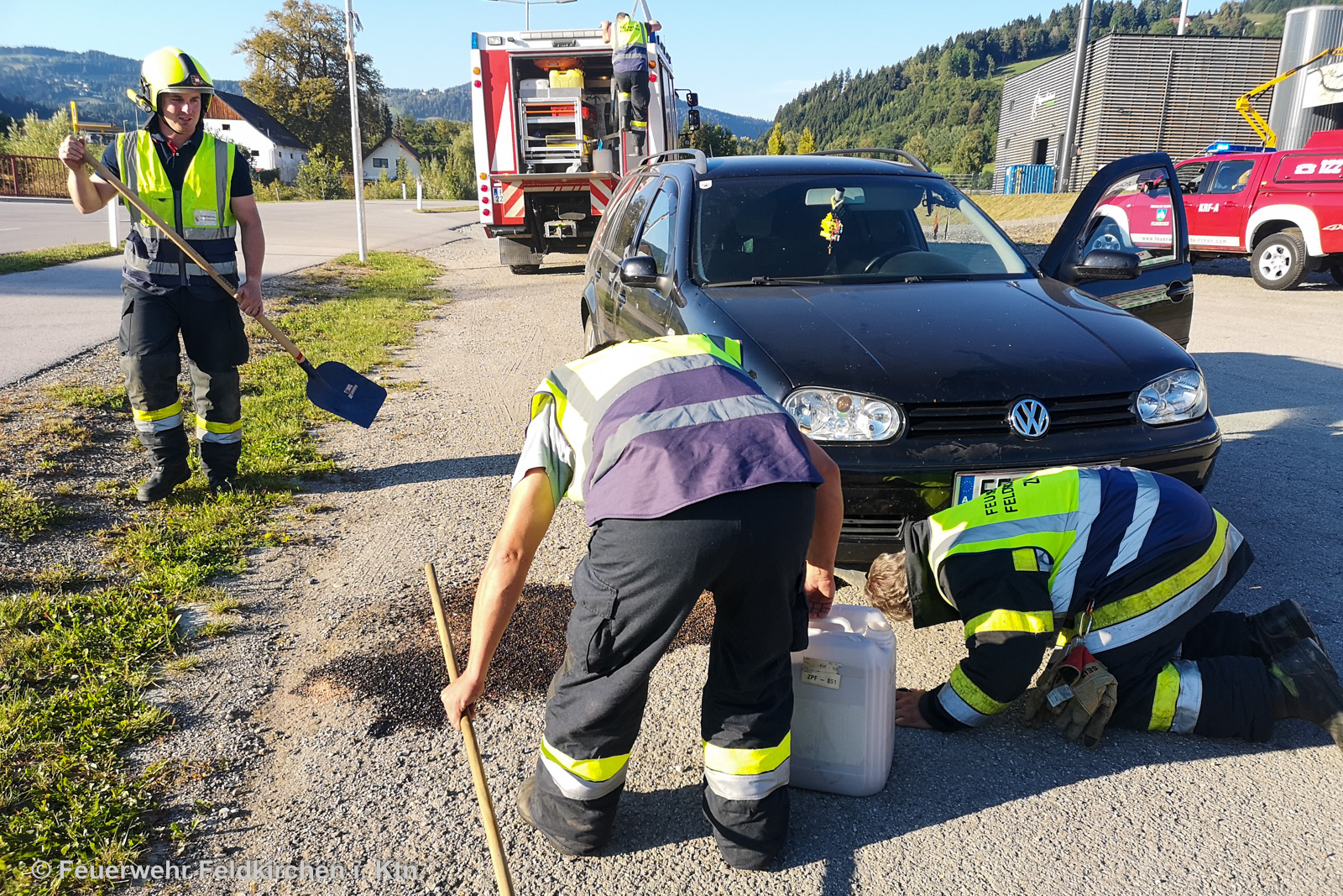 ÖL Austritt Freiwillige Feuerwehr Feldkirchen i Ktn